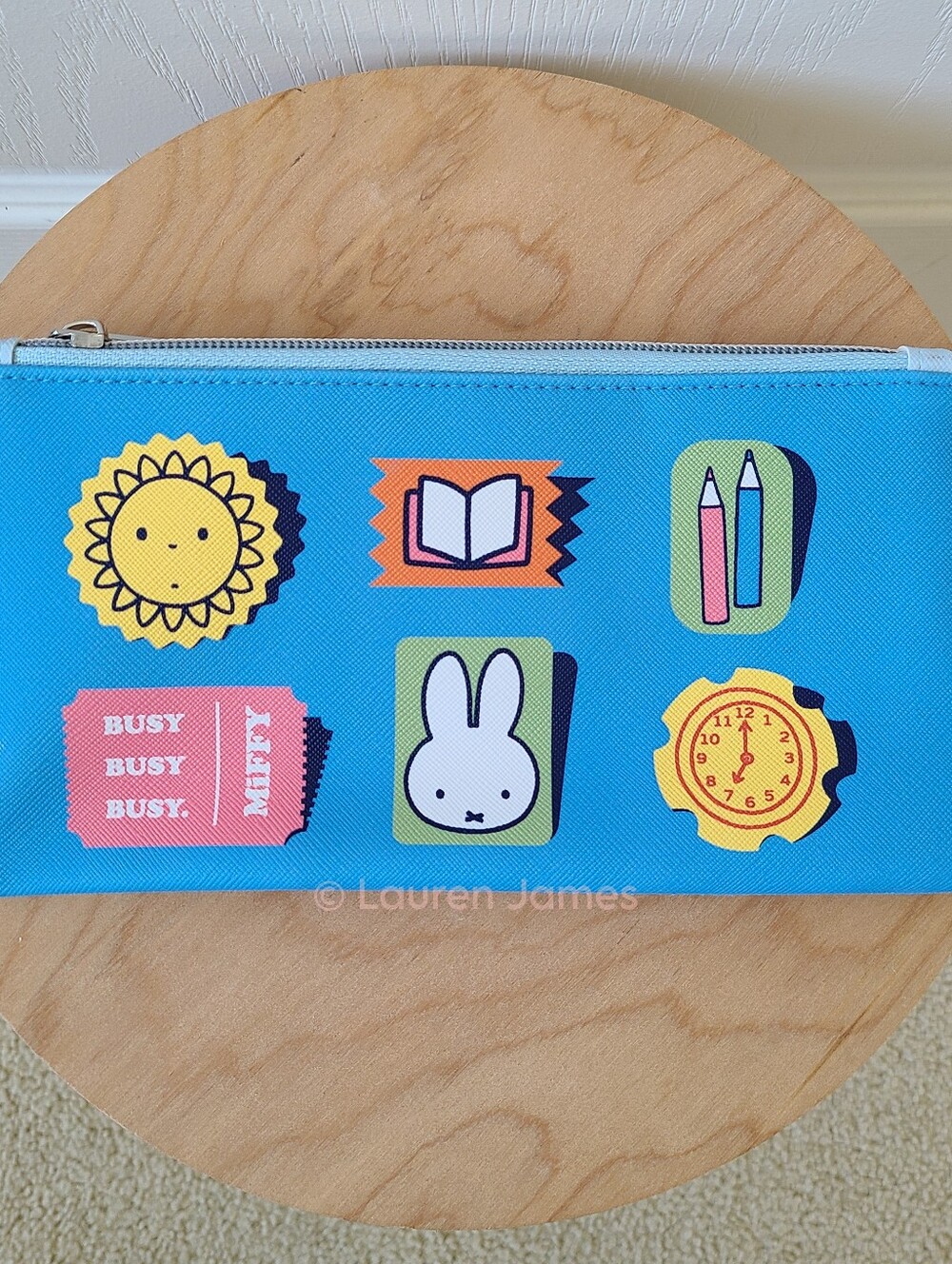 Miffy Blue Icons Pencil Pouch